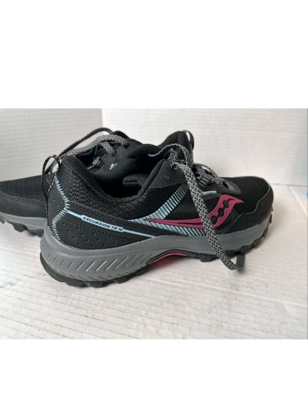 Saucony Excursion TR16 Trail Shoes Women’s 10 Black Pink S10744-10 - Picture 4 of 15
